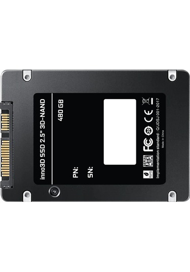 Inno3D 2.5" 480 GB 3D NAND SATA 3 SSD