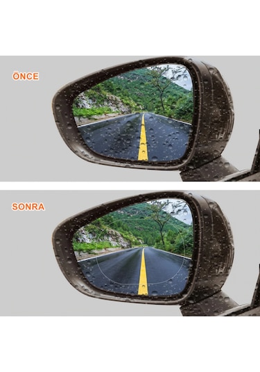 Space Ayna Yağmur Kaydırıcı Film 14,5 Cm 10cm Oval / Cafı214