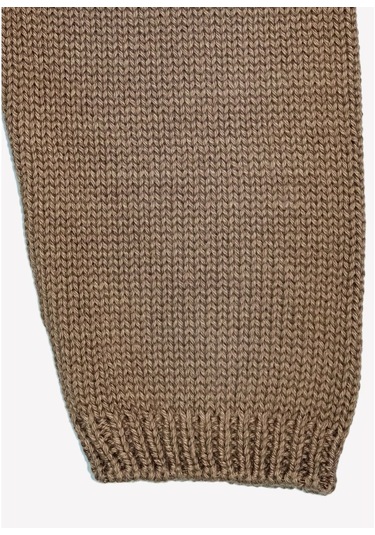 Ozmoz Unisex Çocuk Organik Pamuk Triko Kahverengi Pantolon