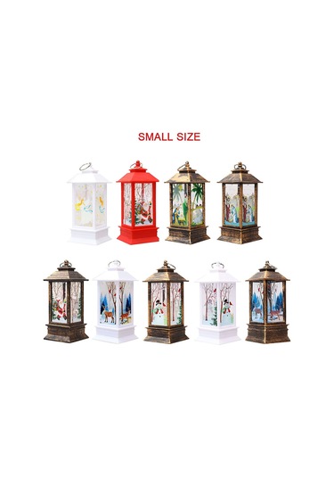 Hombey Büyük Boy Bakır Renkli Noel Baba Figürü, Led Isınma Işık, Çanak Lambası, Noel Ve Özel Etkinlikler Dekorasyonu Diğer