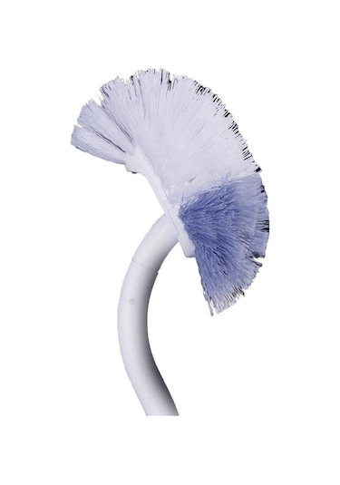 Luckystar1 Eternal Luck Japon Tuvalet Düzeni Uzun Saplı Yumuşak Kıllı Plastik-beyaz