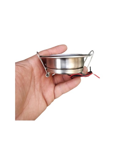 Tekne Kabin Lambası. Paslanmaz. Günışığı Tavan Lamba. Gömme. 83Mm