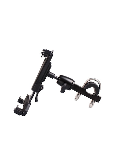 Youtek Bisiklet Ve Motosiklet İçin 7-10 İnç Tablet Tutucu, Dayanıklı Navigasyon Aparatı, Siyah, Kolaysız Kurulum, Dürtüye Dayanıklı Konstruksiyon Siyah