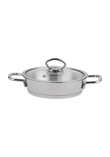 Nehir Silver 6 Parça Çelik Sahan Seti