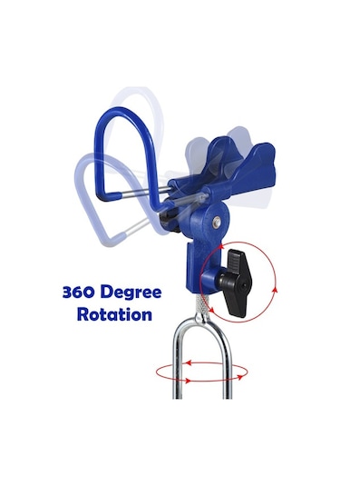 Novahub Paslanmaz Çelik Kırmızı/beyaz Balıkçılık Çubuğu Tutucu, 40x14cm, 290g