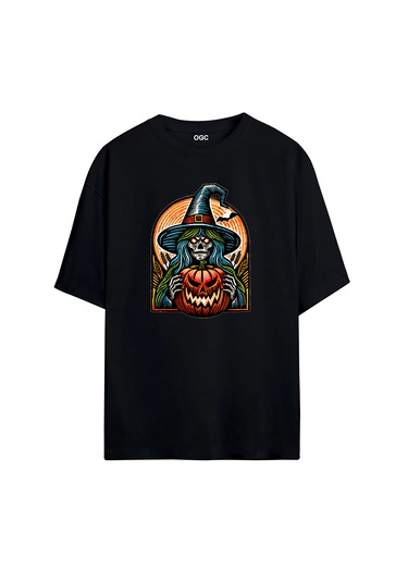 Ogc Cadı Oversize Unisex T-shirt Siyah