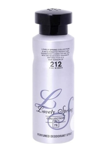 Lovely Spring 212 Kadın Sprey Deodorant 200 ML