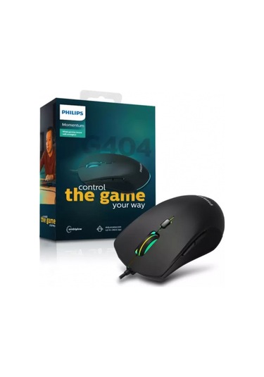 Philips Momentum Spk9404 00 G404 Gaming Işıklı Optik 2400Dpi