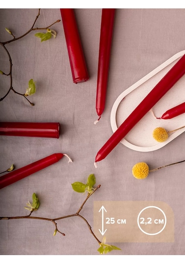 Svetıt' Ayakta Dekoratif Uzun Mumluk Uzun Dekoratif Masa Uzun Mumları 219502751 Bordo