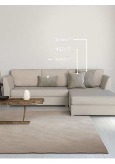 Home Daily Series Keten Rengi Kırlent Yastık Kılıfı Keten