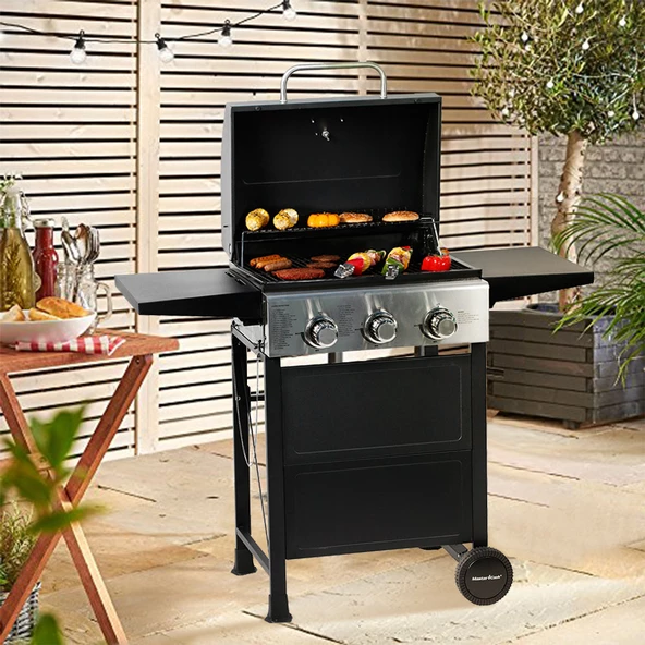 Shınerıch Srgg 31403 Gazlı Barbekü Gümüş - Siyah