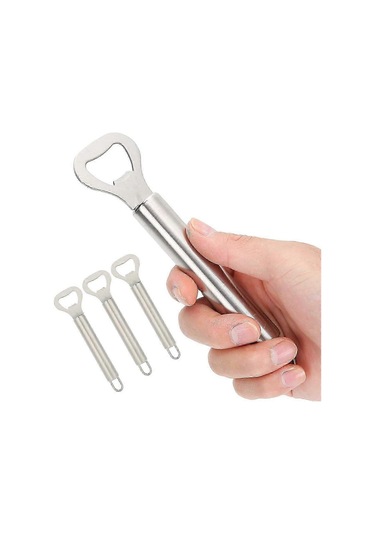 8 Adet Mini Taşınabilir Manuel Açacaklar Paslanmaz Çelik Bira Şişe Açacağı Mutfak Aksesuarları Diğer