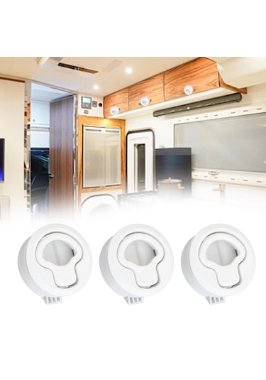 Suntek Magideal Gömme Soyunma Çekme Mandalı 3 Adet Beyaz