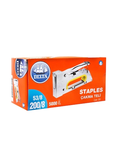 Delta Zımba Teli 200/8 53/8 Kod 202 5000 Adet 6'lı Paket