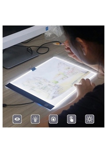 Monozone A4 Led Işıklı 3 Seviye Animasyon Portre Çizim Kopyalama