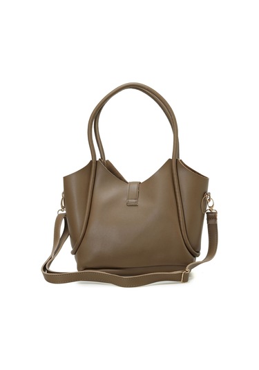 Butigo Clt Prm Kltlı Omz 5pr Vizon Kadın Omuz Çantası 000000000102062899 Vizon