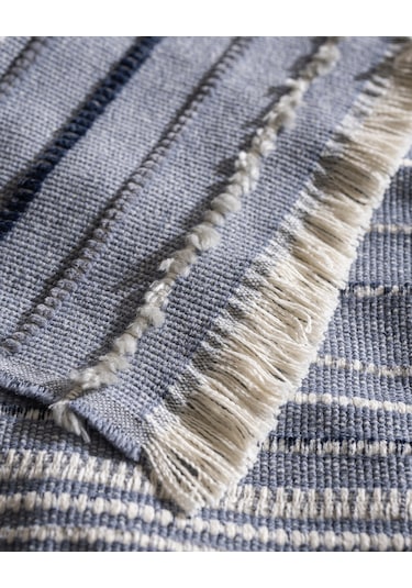 Madame Coco Montjalin Çift Kişilik Yatak Örtüsü - İndigo 8684427145531 Indigo