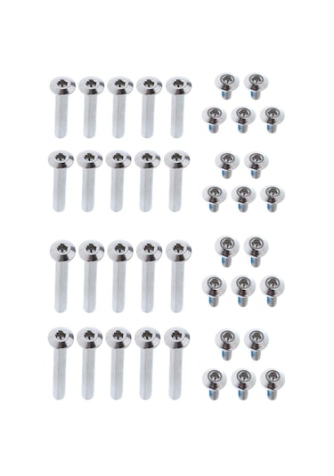 Homyl 1 Takım Inline Paten Tekerlek Vida Tırnak Yedek 31mm Gümüş
