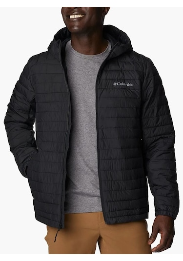 Columbia Wo6284 Silver Falls Hooded Synthetic Insulated Jacket 2034501 010 Siyah