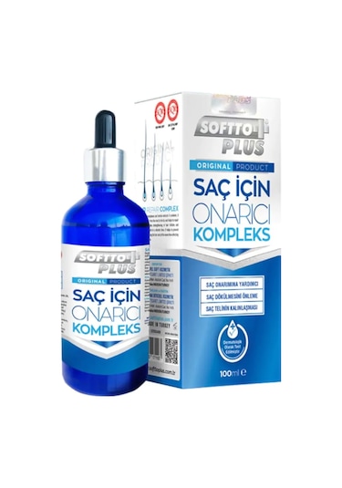 Softto Plus Mavi Su Saç Dökülmesine Karşı Onarıcı Serum 100 ML