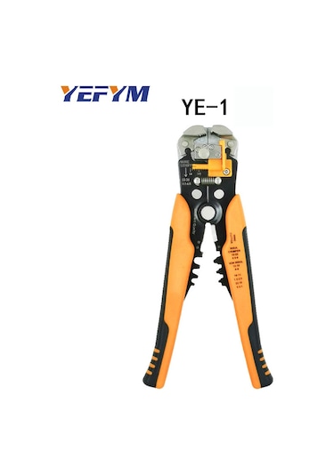 Youmex Otomatik Telli Kablo Soyucu - Elektrikçi İçin Kesim, Presleme Ve Soyma İşlevi - Mavi Renkli Çok İşlevli Alet Mavi