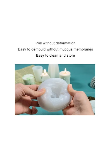 Sones Kendin Yap Noel Mum Aromaterapi Alçı Silikon Kalıp, Şekil: Origami Noel Ağacı