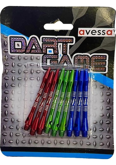 Avessa Shaft-20 Renkli Alüminyum Dart Oku Shaftı 9lu