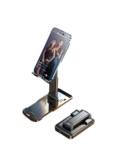 Rtako Tc01a Tablet Telefon Masaüstü Standı - Siyah Siyah