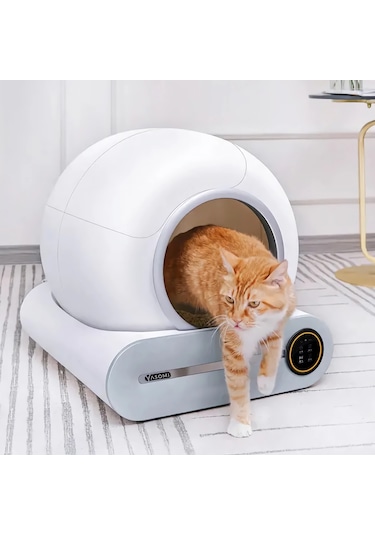 Yasomi Smart Cat Cleaner 9 L Kapasiteli ve Wifi Uygulama Bağlantı Kedi Tuvaleti