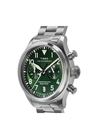 Timex Tw2y19100 Erkek Kol Saati Metalik Gri