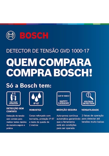 Bosch Temassız Voltaj Test Cihazı Gvd 1000-17 Professional