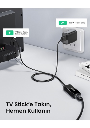 Ugreen Usb-a To Ethernet Rj45 Adaptör, 30985