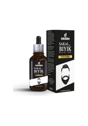Destek Sakal ve Bıyık Bakım Yağı 50 ML