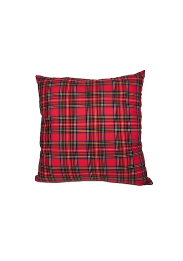 Ekose Kırlent Kılıfı Tekli