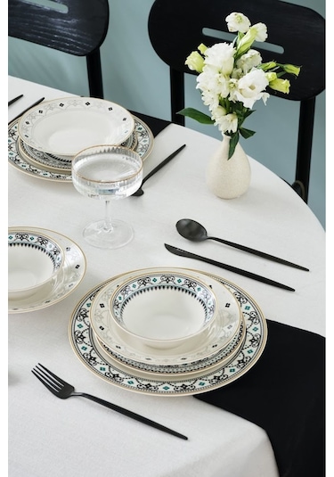 Karaca  Vina 24 Parça 6 Kişilik Yemek Takımı