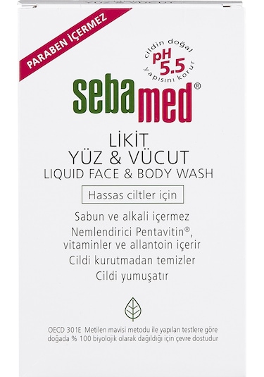 Sebamed Likit Yüz & Vücut Temizleyici 4 x 200 ML