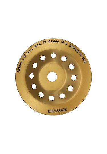 Dandoo 180 Mm Turbo Elmas Beton Taş Yüzey Silme Temizle Diski