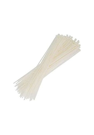 Çetsan 4.8X200 Beyaz Kablo Bağı Plastik Cırt-100 Adet