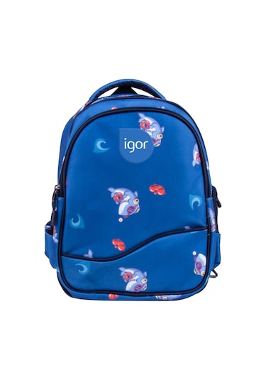 Igor Mavi Çocuk Sırt Çantası Bp10002-shark Karışık/Çok Renkli