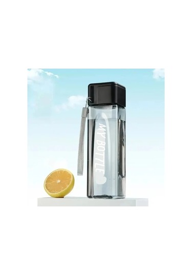 Maoyaya Şeffaf Kare İçme Bardağı Mate 1 Adet Plastik Taşınabilir Su