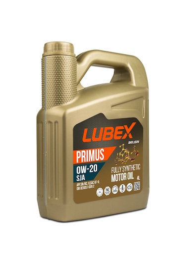Lubex Primus Sja 0W-20 Tam Sentetik Motor Yağı 4 L