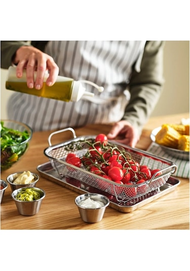 Ikea Grılltıder Paslanmaz Çelik 33x19 Cm Barbekü Sepeti