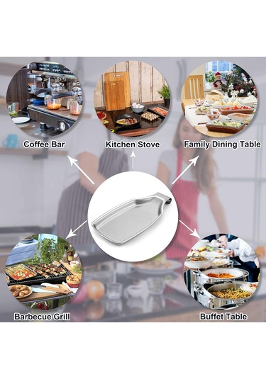 Mutfak Ocağı İçin Paslanmaz Çelik Kaşık, Mutfak Eşyaları, Spatula, Kepçe Ve Mutfak Aksesuarları İçin Büyük Tutucu