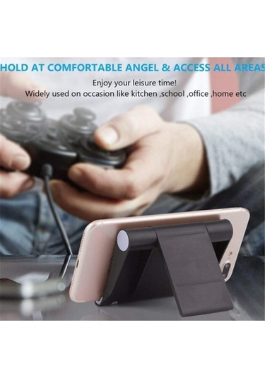 Cep Telefonu Masa Standı 7 Renk Telefon Tutucu Tripod Plastik Ayarlanabilir Katlanabilir Evrensel Kaymaz Telefon Masa Tutucu Stand