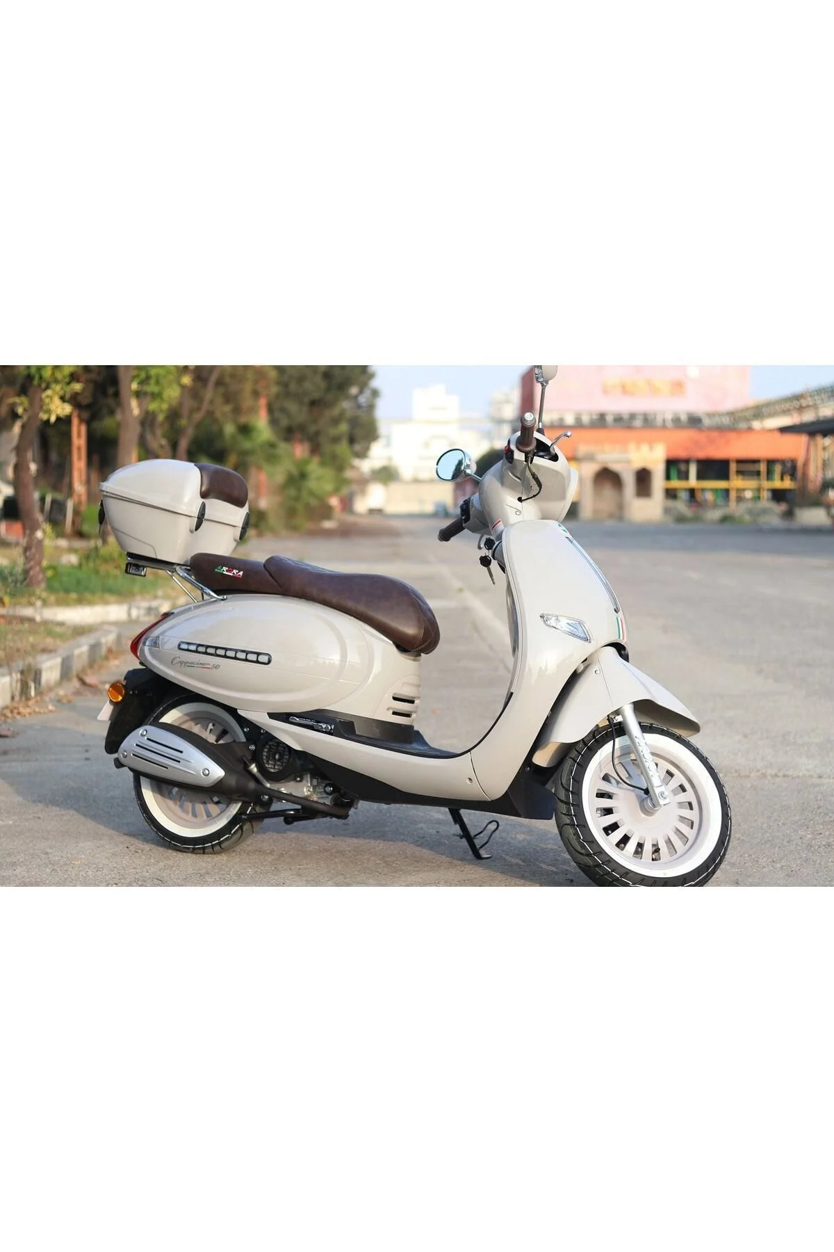 Arora Cappucino 50 CC Euro 5 Motosiklet Gri