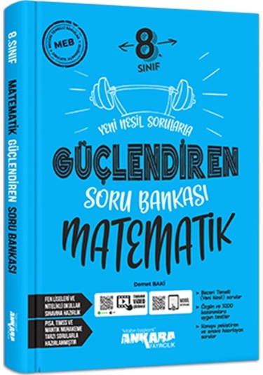 8. Sınıf Matematik Güçlendiren Soru Bankası Ankara Yayıncılık