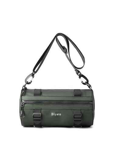 Erkekler İçin Şık Ve Fonksiyonel Tek Omuz Çanta - Hong Kong Tarzı Silindir Formda Messenger Çanta, Trend Desenli Ve Dayanıklı Film Kaplama, Spor Ve Günlük Kullanım İçin Pratik Göğüs Çantası Yeşil Erkekler İçin Şık Ve Fonksiyonel Tek Omuz Çanta - Hong Kong Tarzı Silindir Formda Messenger Çanta, Trend Desenli Ve Dayanıklı Film Kaplama, Spor Ve Günlük Kullanım İçin Pratik Göğüs Çantası Yeşil