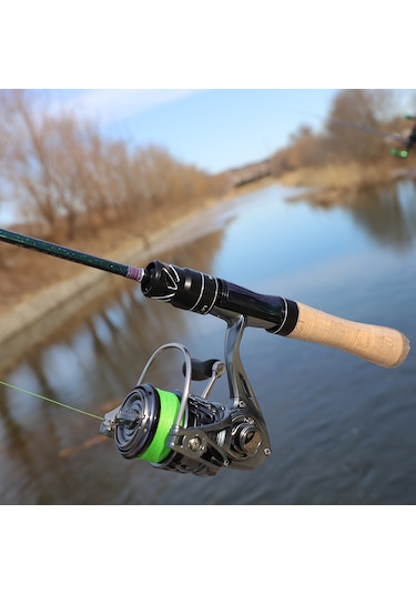 Ultra Hafif Alabalık Karbon Fiber İplik Ve Döküm Kamışı 1,68m