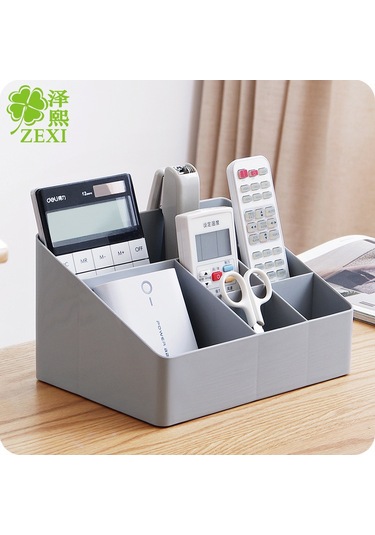 Yaozixa Ahşap Rengi Ev Ofis Mutfak Çeşitli Bölmeli Organizer - Kaliteli Plastik Gereç, Kozmetik, Ev Eşyası Saklama Kutusu Altın