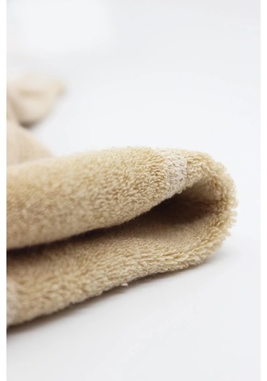 Tekli Kaymaz Mix Havlu Külotlu Çorap 50501 Bej Çok Renkli